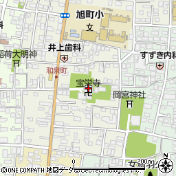 宝栄寺周辺の地図