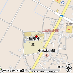 上里町立上里東小学校周辺の地図