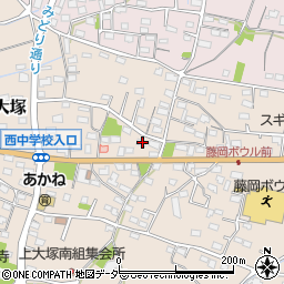 群馬県藤岡市上大塚1567周辺の地図