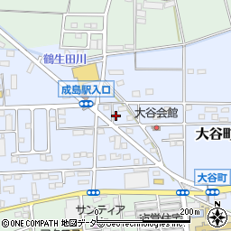 群馬県館林市大谷町1033-8周辺の地図