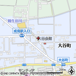 群馬県館林市大谷町1038-2周辺の地図