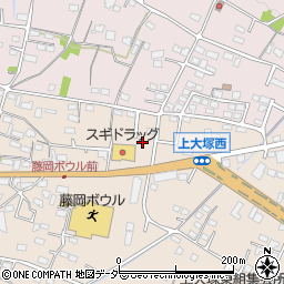 群馬県藤岡市上大塚1767周辺の地図