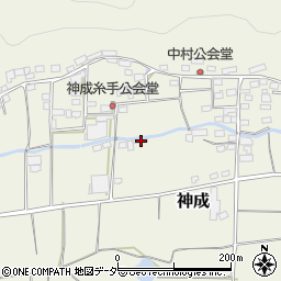 群馬県富岡市神成327-1周辺の地図