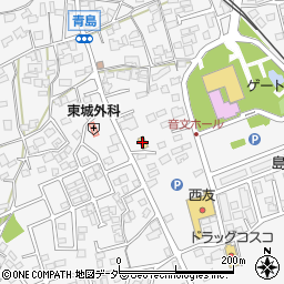 セブンイレブン松本島内青島店周辺の地図