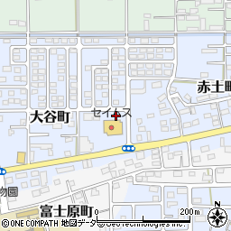 パワフル成島洗車場周辺の地図