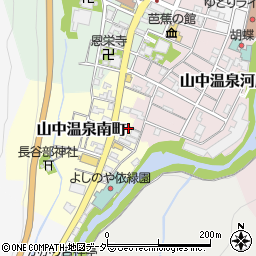 石川県加賀市山中温泉南町ニ20周辺の地図
