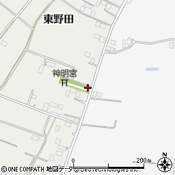 栃木県小山市東野田1306周辺の地図