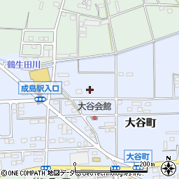 群馬県館林市大谷町125-3周辺の地図