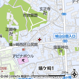 牛越設備周辺の地図