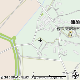 茨城県石岡市浦須115周辺の地図