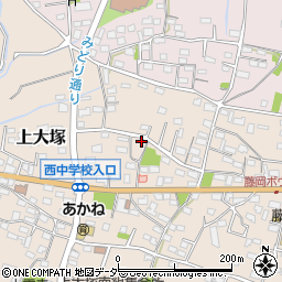 群馬県藤岡市上大塚1553-7周辺の地図