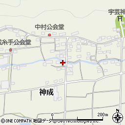 群馬県富岡市神成317-1周辺の地図