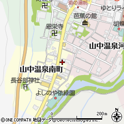 石川県加賀市山中温泉南町ニ27周辺の地図