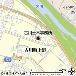 岐阜県飛騨市古川町上野617周辺の地図