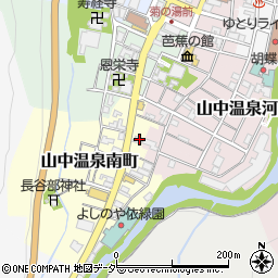 石川県加賀市山中温泉南町ニ30-1周辺の地図