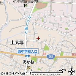 群馬県藤岡市上大塚1537周辺の地図