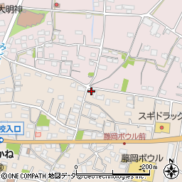 群馬県藤岡市上大塚1784周辺の地図