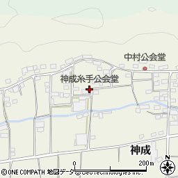 神成糸手公会堂周辺の地図