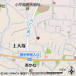 群馬県藤岡市上大塚1521周辺の地図