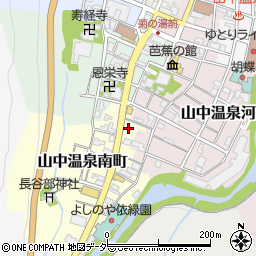 石川県加賀市山中温泉南町ニ35周辺の地図