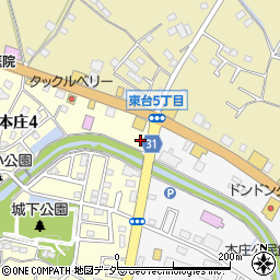 来来亭 本庄店周辺の地図