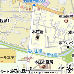 埼玉県　警察署本庄警察署本庄地方防犯協会周辺の地図