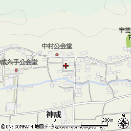 群馬県富岡市神成1096-1周辺の地図
