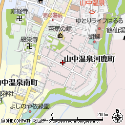 石川県加賀市山中温泉栄町ホ周辺の地図