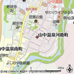 石川県加賀市山中温泉栄町（ホ）周辺の地図