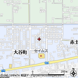 群馬県館林市大谷町1周辺の地図