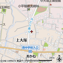 群馬県藤岡市上大塚1519-2周辺の地図