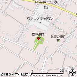 長柄神社周辺の地図