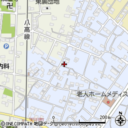 群馬県藤岡市小林458-3周辺の地図