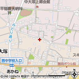 群馬県藤岡市上大塚1530周辺の地図