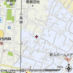 群馬県藤岡市小林456-3周辺の地図