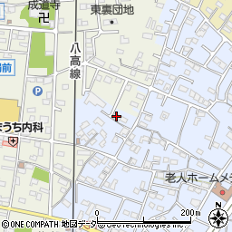 梅澤周辺の地図