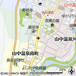 石川県加賀市山中温泉南町ヨ周辺の地図