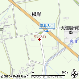 平井入口周辺の地図