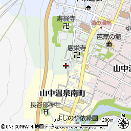 石川県加賀市山中温泉湯の出町ロ周辺の地図