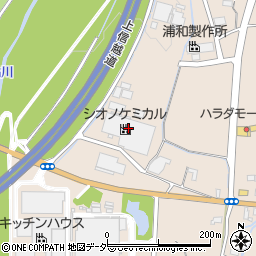 シオノケミカル高崎工場周辺の地図