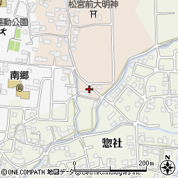 長野県松本市大村241周辺の地図