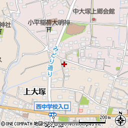 群馬県藤岡市上大塚1523周辺の地図