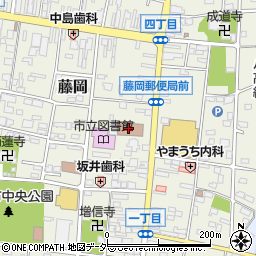 藤岡郵便局集荷周辺の地図