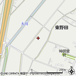 栃木県小山市東野田1132周辺の地図