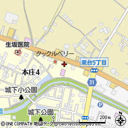 すき家１７号本庄店周辺の地図