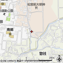 長野県松本市大村246周辺の地図