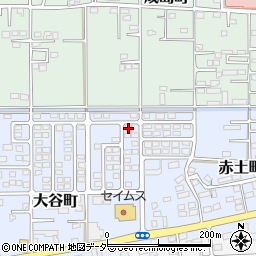 群馬県館林市大谷町1-36周辺の地図