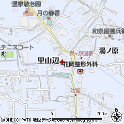 湯の原公民館周辺の地図