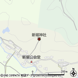 新堀神社周辺の地図