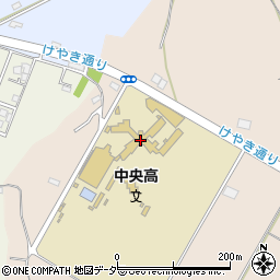 茨城県立中央高等学校周辺の地図